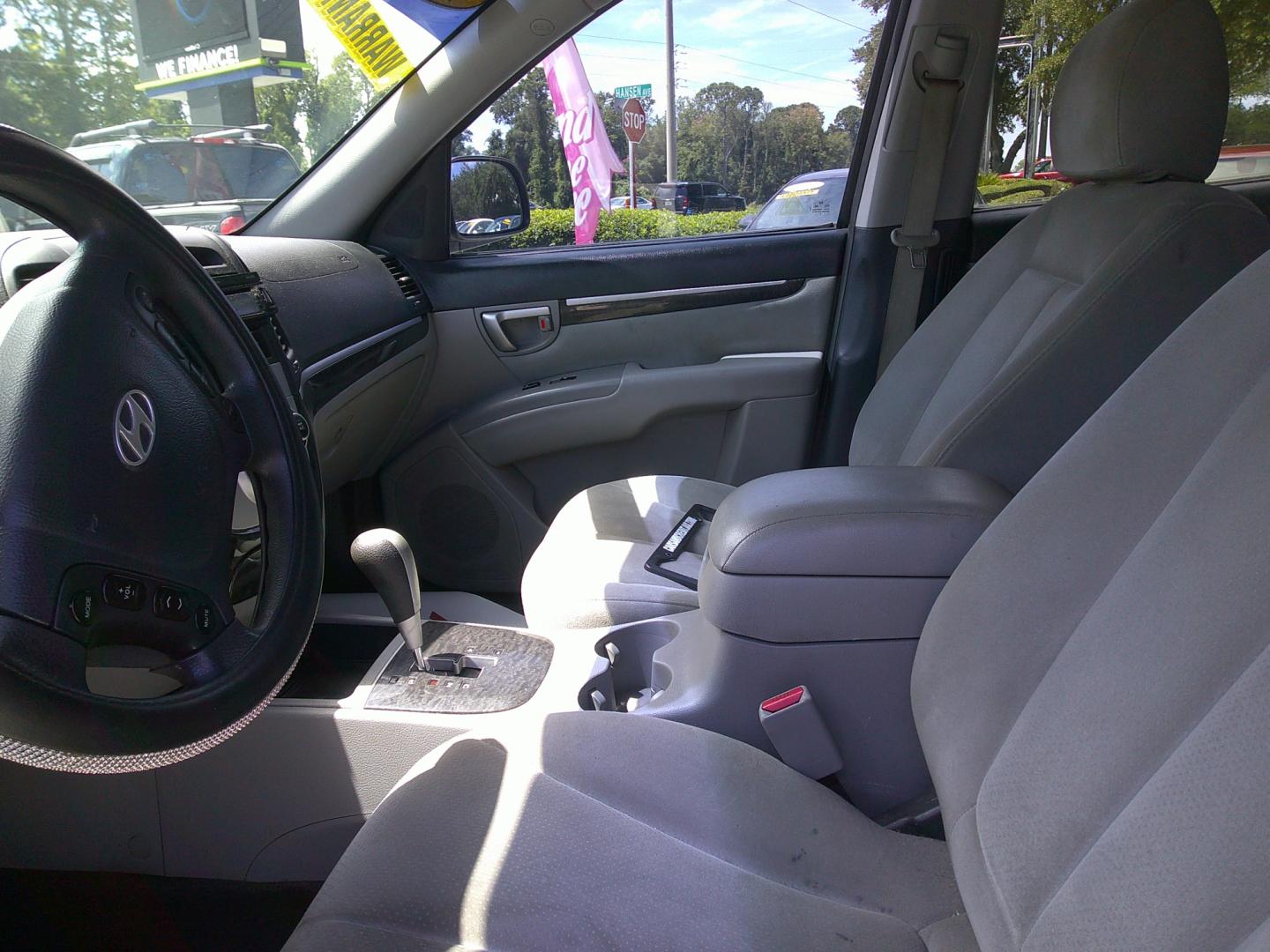 2009 WHITE HYUNDAI SANTA FE (5NMSG13D49H) , located at 390 Hansen Avenue, Orange Park, FL, 32065, (904) 276-7933, 30.130497, -81.787529 - Photo#1